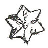 Dollhouse Miniature Small Star ( 4 Per Pack)